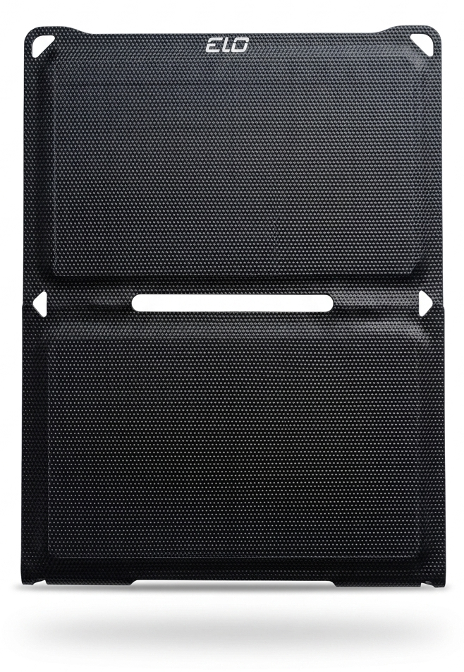 ELO 100W portable solar panel front view